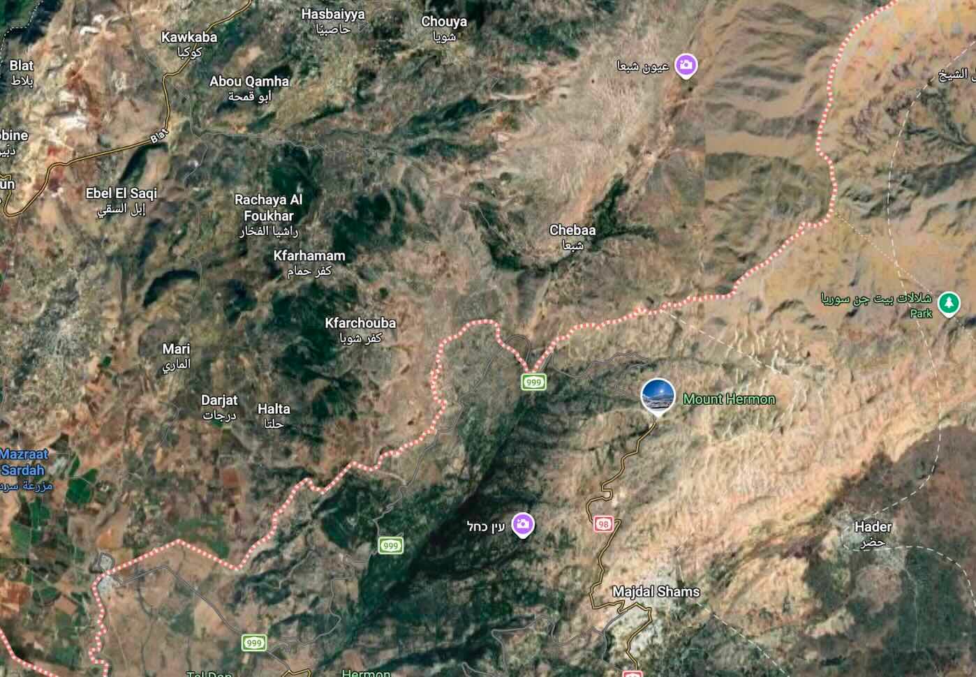 Lebanon’s Borders and Shebaa Farms